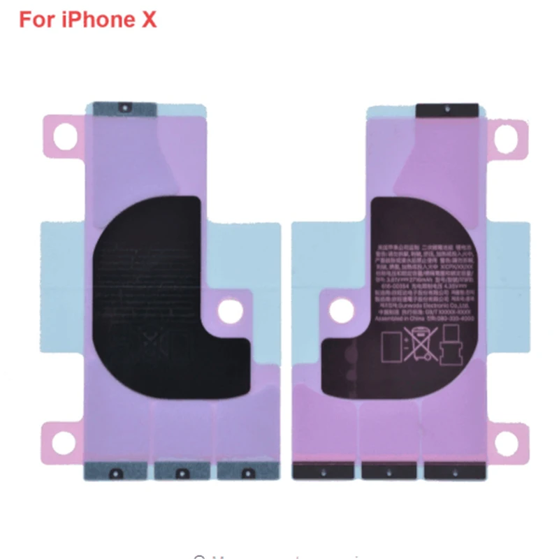 Высокое качество держатель батареи для iPhone X клейкая лента антистатическое высокое качество AAA 10 шт./партия