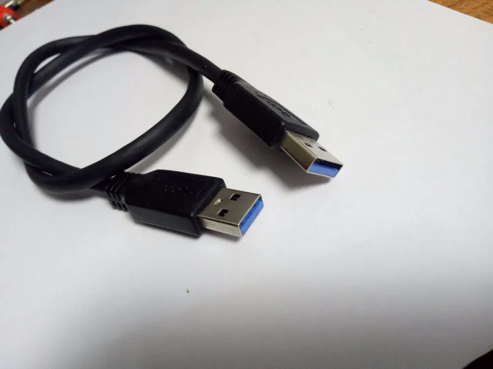 20 шт. USB 3,0 штекер для USB 3,0 Мужской УДЛИНИТЕЛЬ шнур сканер печати 60 см Новинка