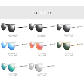 Luxury Brand Designer Polarized Sunglasses Metal Frame Vintage Sun Glasses for Men Driving UV400 Eyeglasses Oculos 5