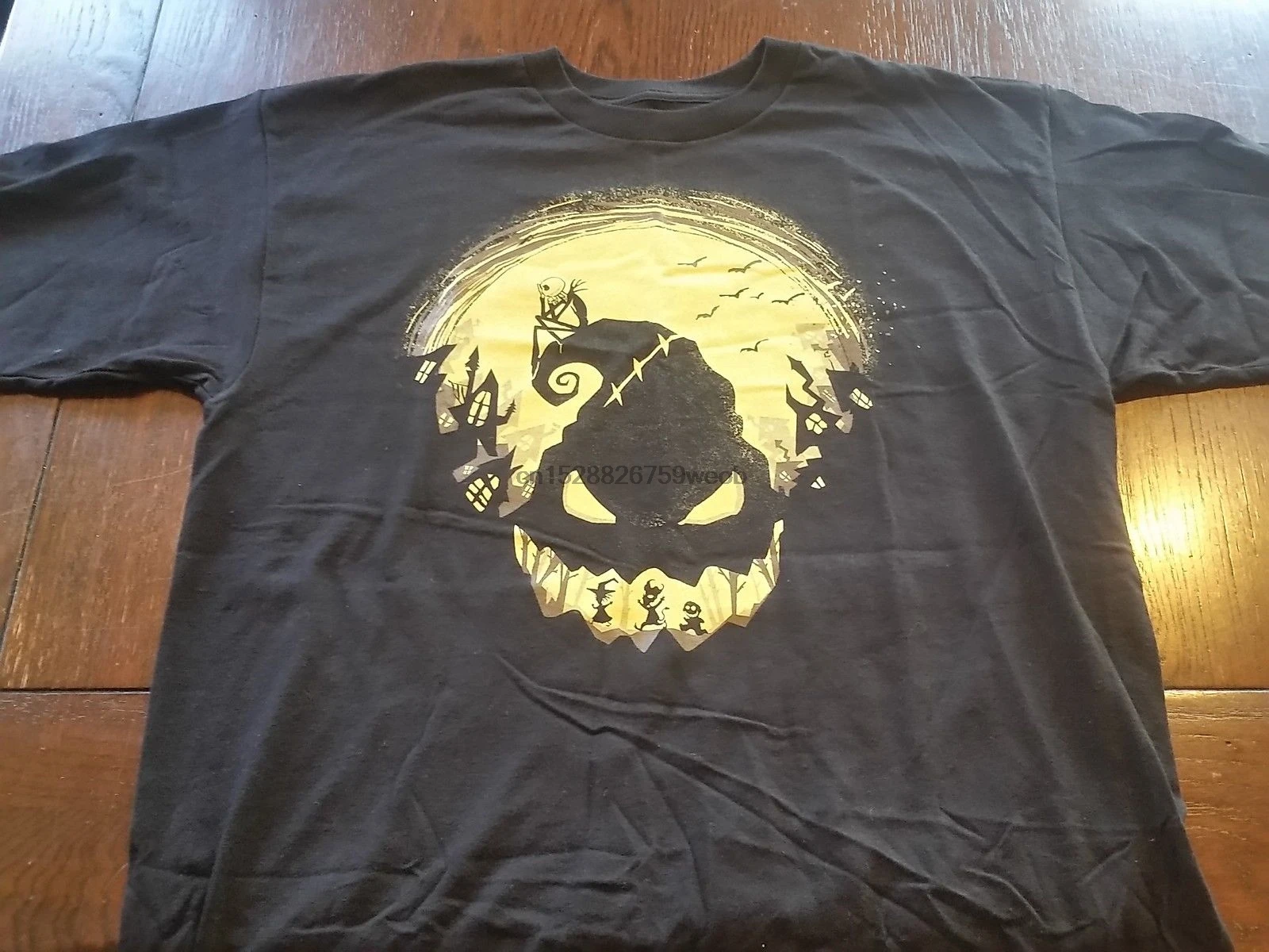 Кошмар перед Рождеством Oogie Boogie Man графическая футболка M Great | Мужская одежда