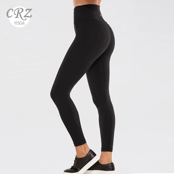 

CRZ YOGA Women's Naked Feeling High-Rise Tight Yoga Pants Workout Fitness Leggings With High Elasticity-25 Inches
