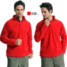 Мужской свитер из натурального флиса с длинными рукавами и круглым вырезом, ветронепроницаемая теплая дышащая спортивная одежда