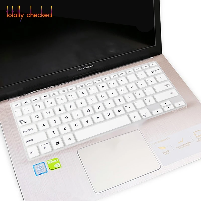 white Для Asus Vivobook 14 X403F X403FA X403 F FA V4000F X420U X420 Y406U X412F 14 дюймов защита для клавиатуры ноутбука кожного покрова - Цвет: white