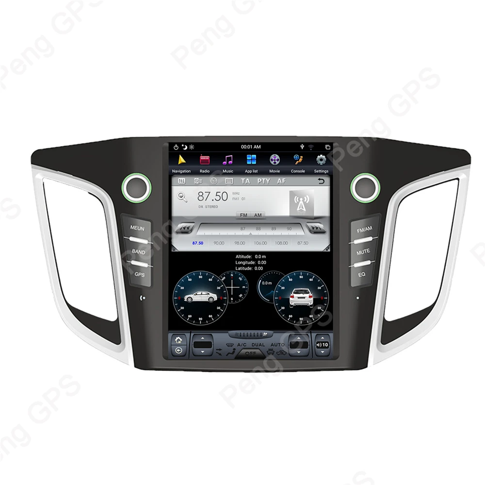 Best 4G+64G PX-6 Android 8.1 Tesla Vertical Screen for Hyundai IX25 Creta 2014-2018 Audio Player 1920*1080 GPS Navigation 1080P Unit 5