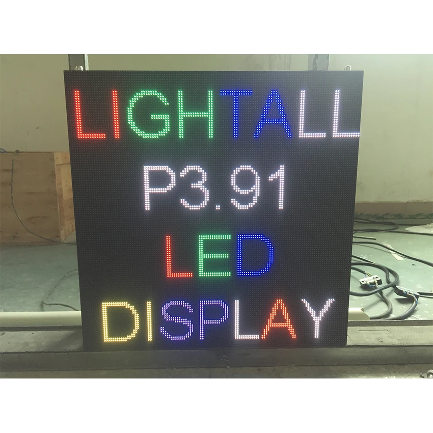 P3.91 P4.81 500*500mm LED Empty die-casting aluminum cabinet LED Panel Easy installation Outdoor/Indoor ultra thin ali express