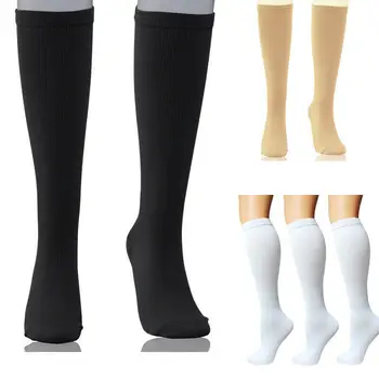 

Compression Socks Support Stockings Travel Flight Socks (15-20 mmHg) Boosts Circulation Socks for men women relax foot