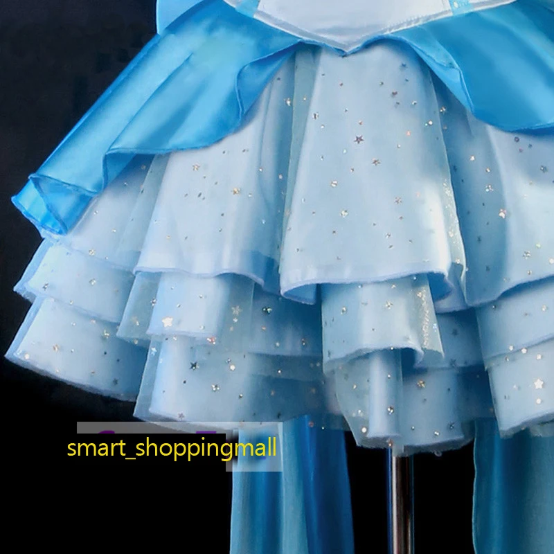 Аниме Русалка Мелодия пичи Pitch Hanon Hosho голубое платье лолиты Косплей Костюм для Хэллоуина