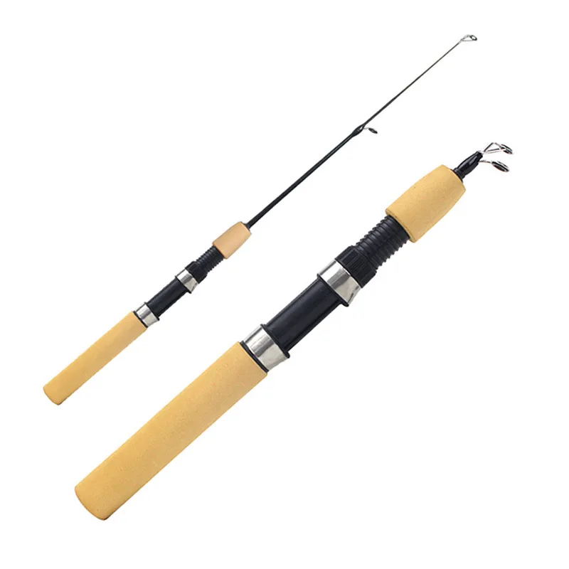 Rod 60/80/100cm telescopic fishing rod ice Fishing tackle | Спорт и развлечения