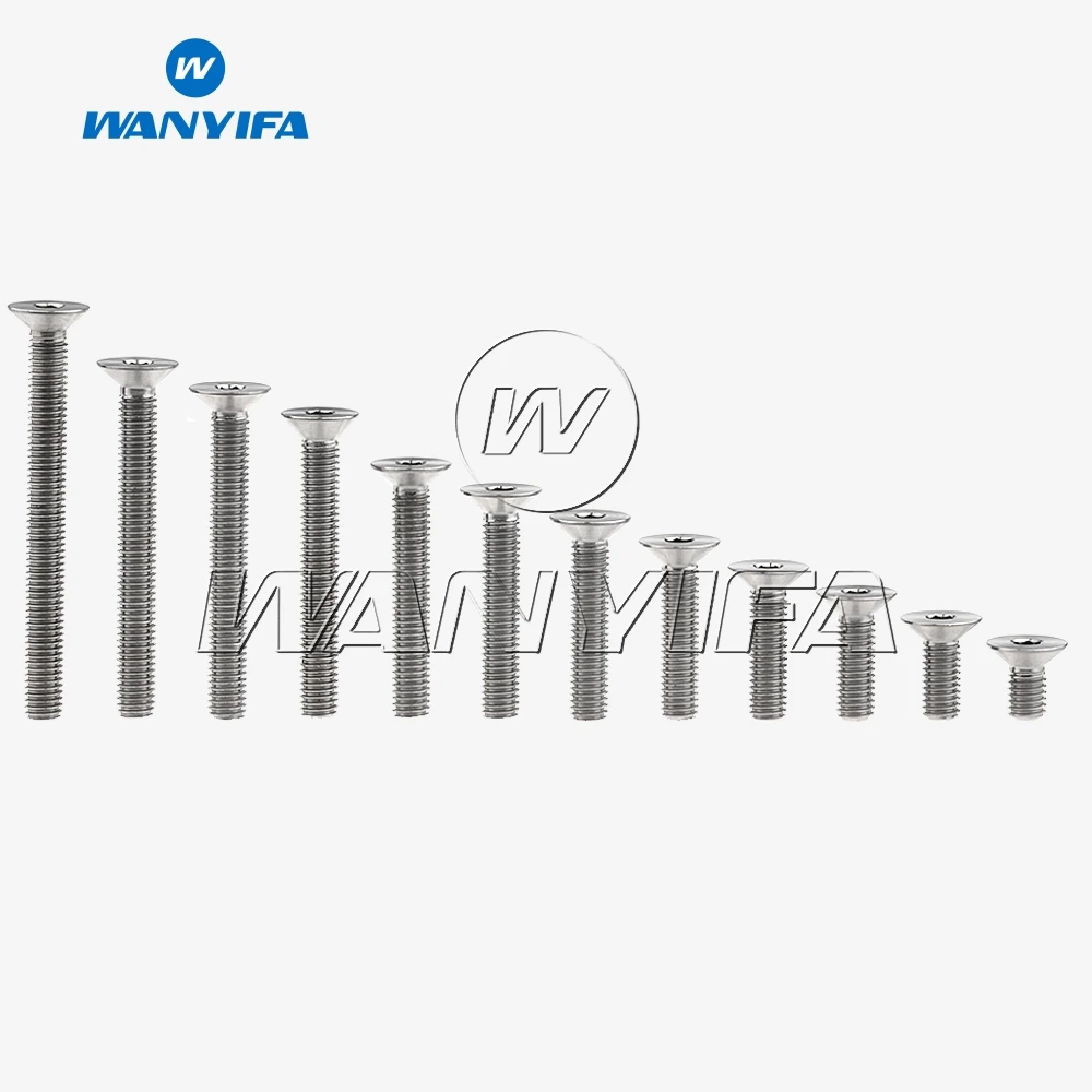 Титановый Wanyifa Ti M8x15 20 25 30 35 40 45 50 60 80 мм стандартный винт для велосипеда мотоцикла |