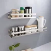 Bathroom Accessories 20-50cm Modern Matt Black Bathroom Corner Shelves Kitchen Wall Shelf Shower Bath Shampoo Storage Rack ► Photo 3/6