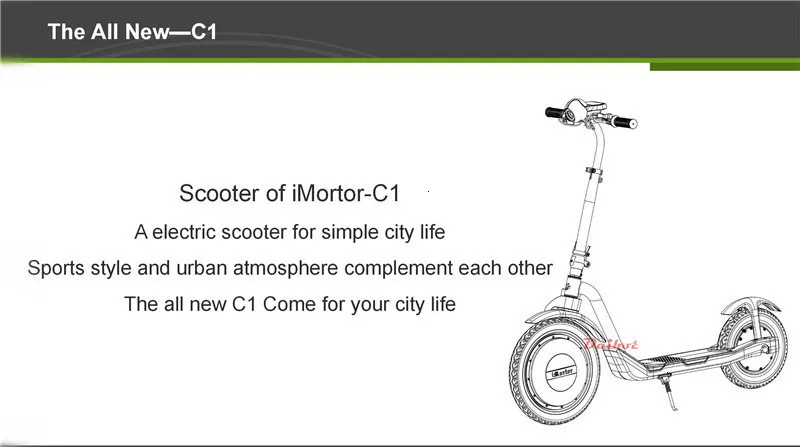 New 12 Inch Electric Kick Scooter For Adults Two Wheels Electric Scooters 36V 350W Big Tires Off Road Portable Electric Scooter (4)