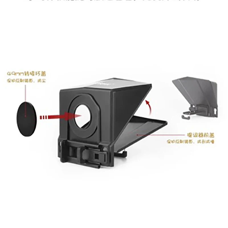 Телеprompter Bestview T2 для телефонов IOS и Android цифровых зеркальных камер Canon Nikon Sony фото