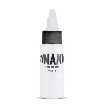 

New Dynamic WD-1 White Tattoo Ink Body Paint Art Pigment Permanent Makeup Tattoo Supplies White Tattoo Ink