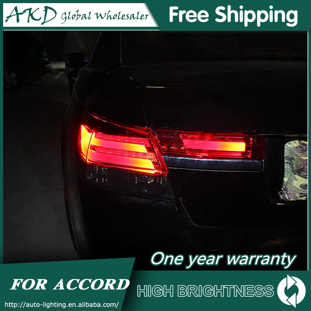 Задний фонарь для автомобиля Honda Accord 2008-2012 accord mk8 задние фонари светодиодные противотуманные фары DRL дневные ходовые огни тюнинг автомобильные аксессуары