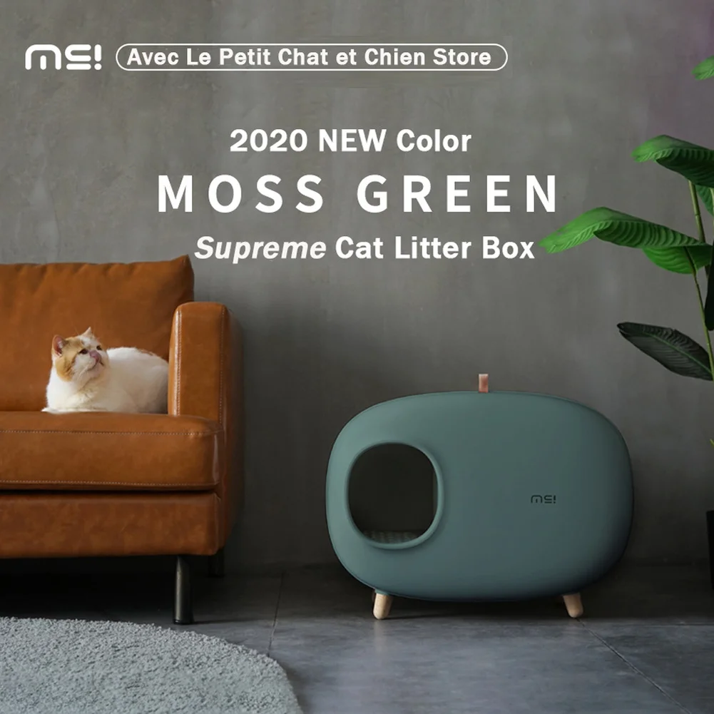 Cat Litter Box Semi-Closed Design with Scoop Luxury Large Smart Cat Litter Tray Bedpans Sand Toilt Training Cat Kitten Cat Litter Box Semi-Closed Design with Scoop Luxury Large Smart Cat Litter Tray Bedpans Sand Toilt Training Cat Kitten