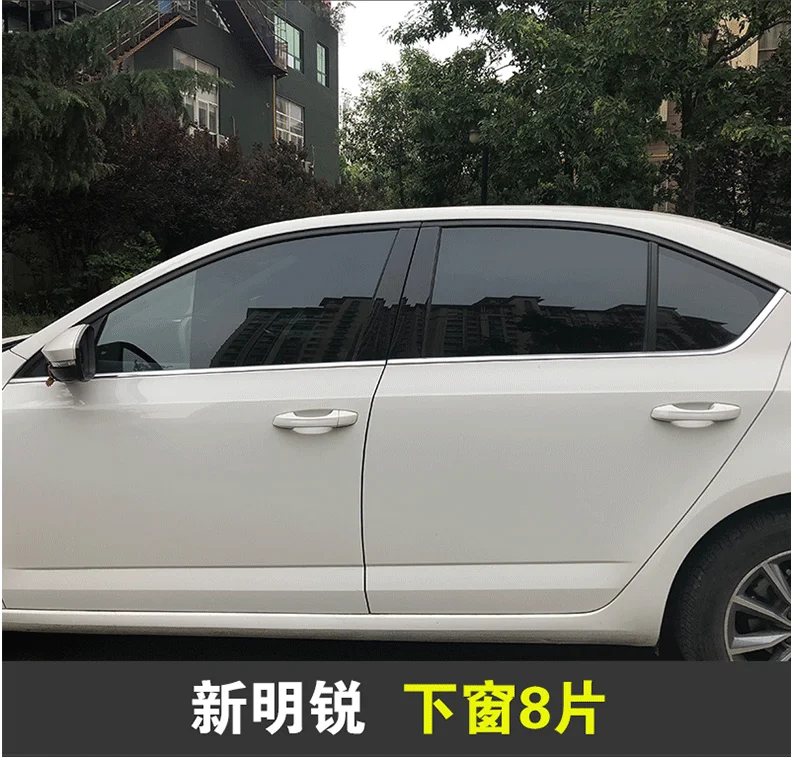 304 декоративные блестки из нержавеющей стали для Skoda Octavia-, автомобильные хромированные накладки на окна, хромированные Чехлы для стайлинга