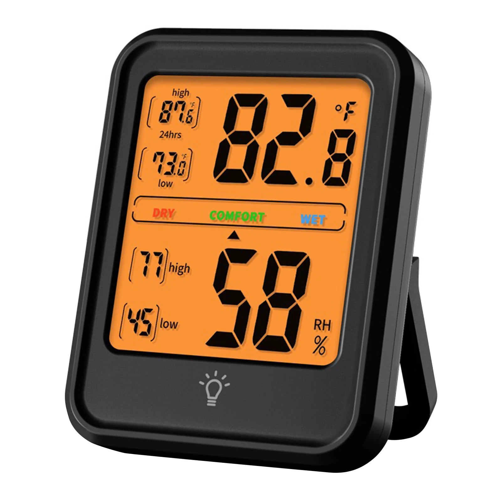 e umidade monitor com display lcd para estação meteorológica em casa
