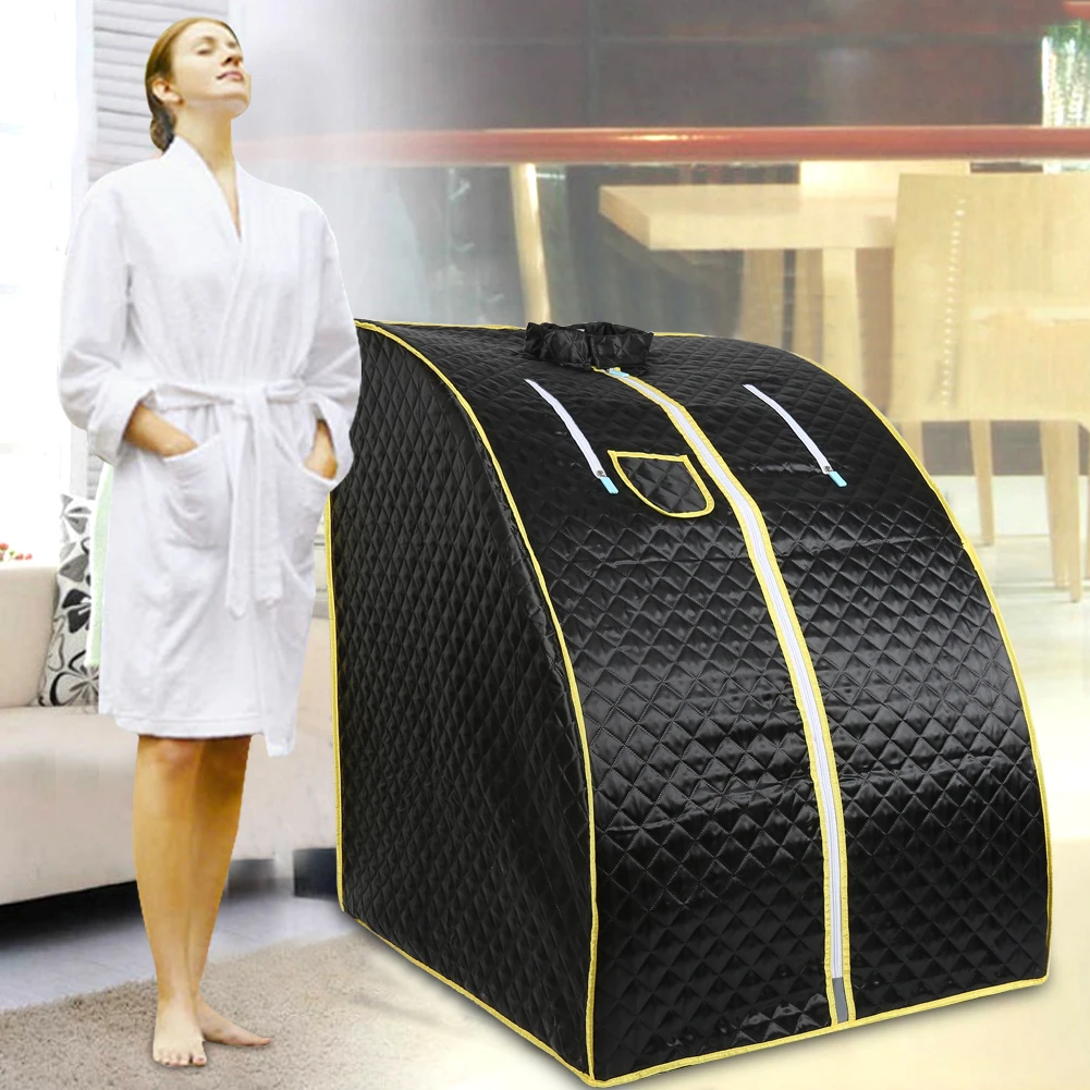 

Portable Sauna Rooms Tent Bags Health Sauna Sets SPA Remote Temperature Control Home Weight Loss Calories Detox Relieve Bath HWC