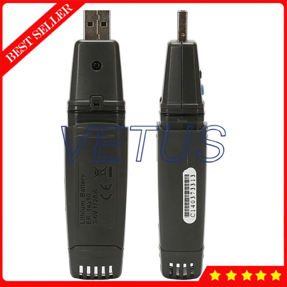 USB Температура регистратор цифровой Температура Влажность Барометрический измеритель давления