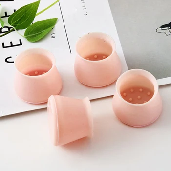 

4/8pcs Non-Slip Silicone Mat Floor Protective Pads for Table Chairs Round Bottom Anti-Slip Pads Rubber Table Foot Cover
