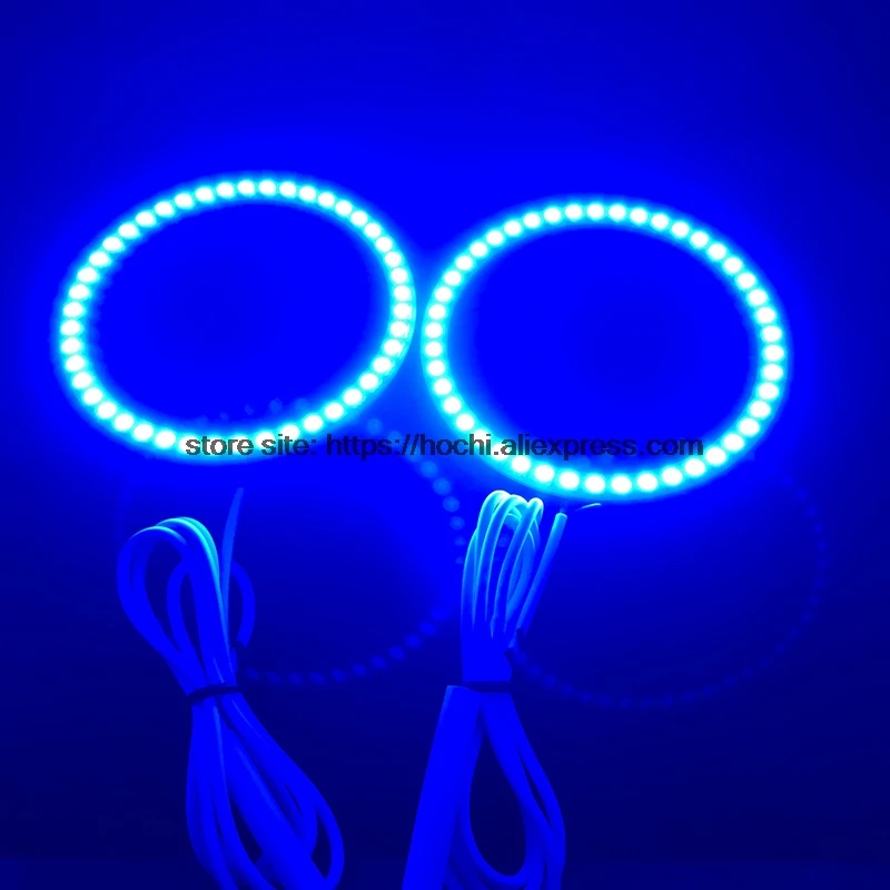 HochiTech отличный RGB многоцветный набор ортопедических колец для стайлинга автомобилей hyundai ix35 2010-2012 ангельские глазки wifi Пульт дистанционного управления