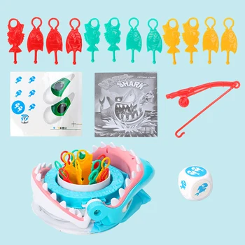 

Bite Toy Educational Funny Thrilling Fishing Trick Family Party Activity Adventure Parent-child Interactive Board Game