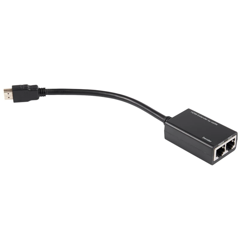 HDMI по RJ45 CAT5e CAT6 UTP LAN Ethernet расширитель повторитель 1080P 3D до 100 футов