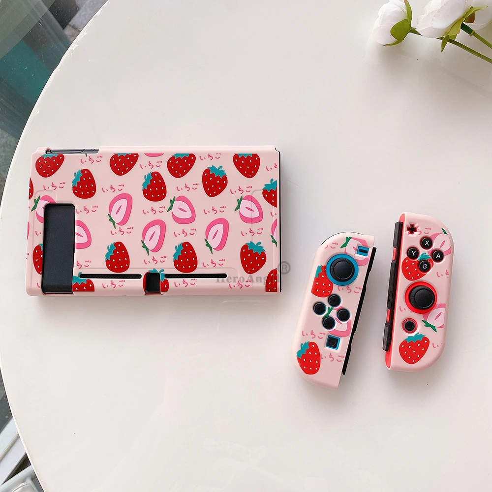 Nintendo Switch ストロベリーケース付き Amazon.co.jp: GLDRAM ピンク ストロベリー キャリーケース