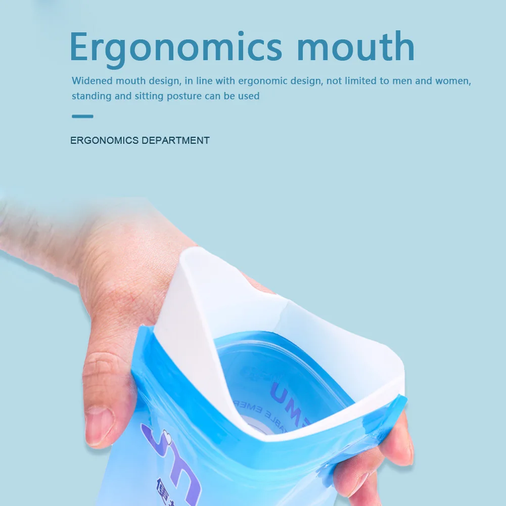 4pcs Piss Bags Travel Mini Mobile Toilet Disposable Urinal Portable Pee Bags for Travel Traffic Jam Car Emergency disposable urine bag