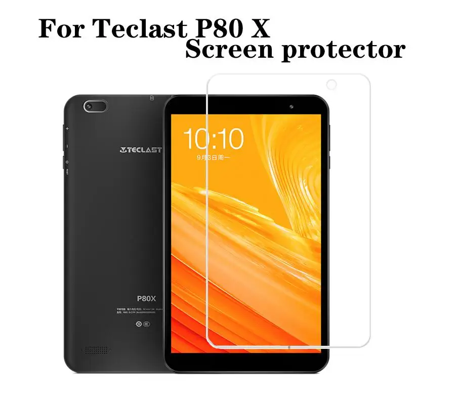 Закаленное стекло для Teclast p80x 8 дюймов защита экрана планшета защитная пленка - Цвет: Прозрачный