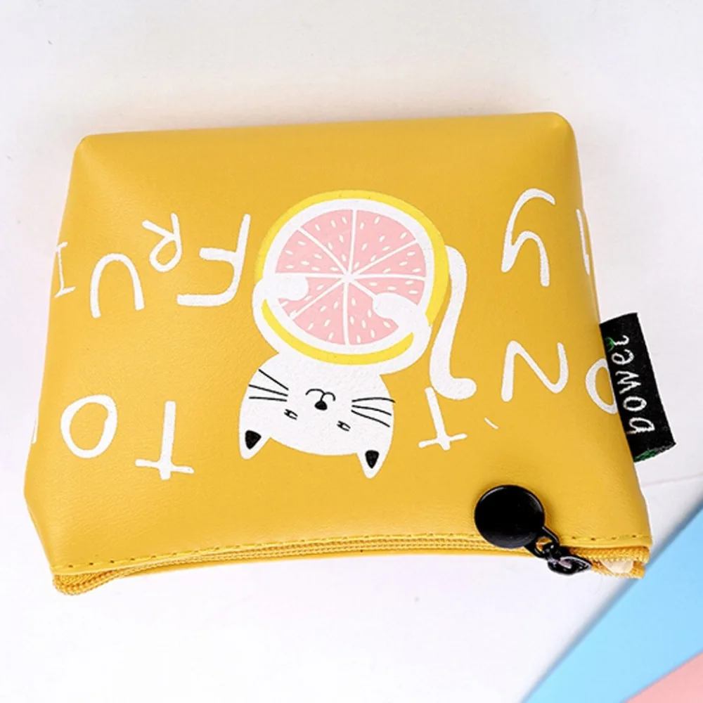 12x3x9 см Модный кошелек для монет, Дамский кошелек, милый кот, сумка для монет, кошелек, кошелек, Детская сумка на молнии, Прямая поставка Y12.9