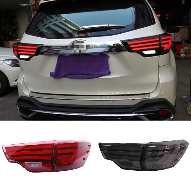 

Car bumper lamp Tail Lights For Highlander Taillight 2015 2016 2017year Led Tail Lights Fog lamp Highlander Rear Lamp