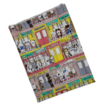 

Beautiful Digital Printing Cat Cotton Fabric Group Cats in House Pattern Cloth Patchwork Sewing Material Diy Clothing/Baby Dress