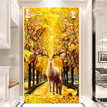 

Deer Diamond Painting Kits Forest Landscape Elk Cross stitch 5D Diy Diamond Embroidery Mosaic Rhinestone Decor Christmas Gift