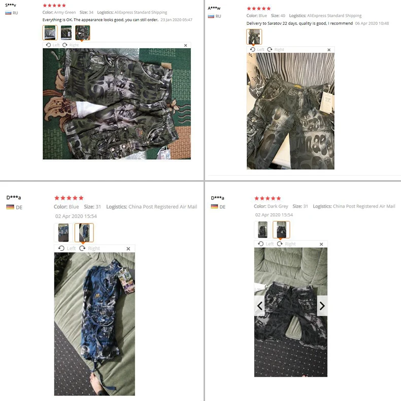 Summer Men Camouflage Military Cargo Shorts Jeans Male Fashion Casual Work Shorts Denim Shorts Large Size 29-42 No Belt
