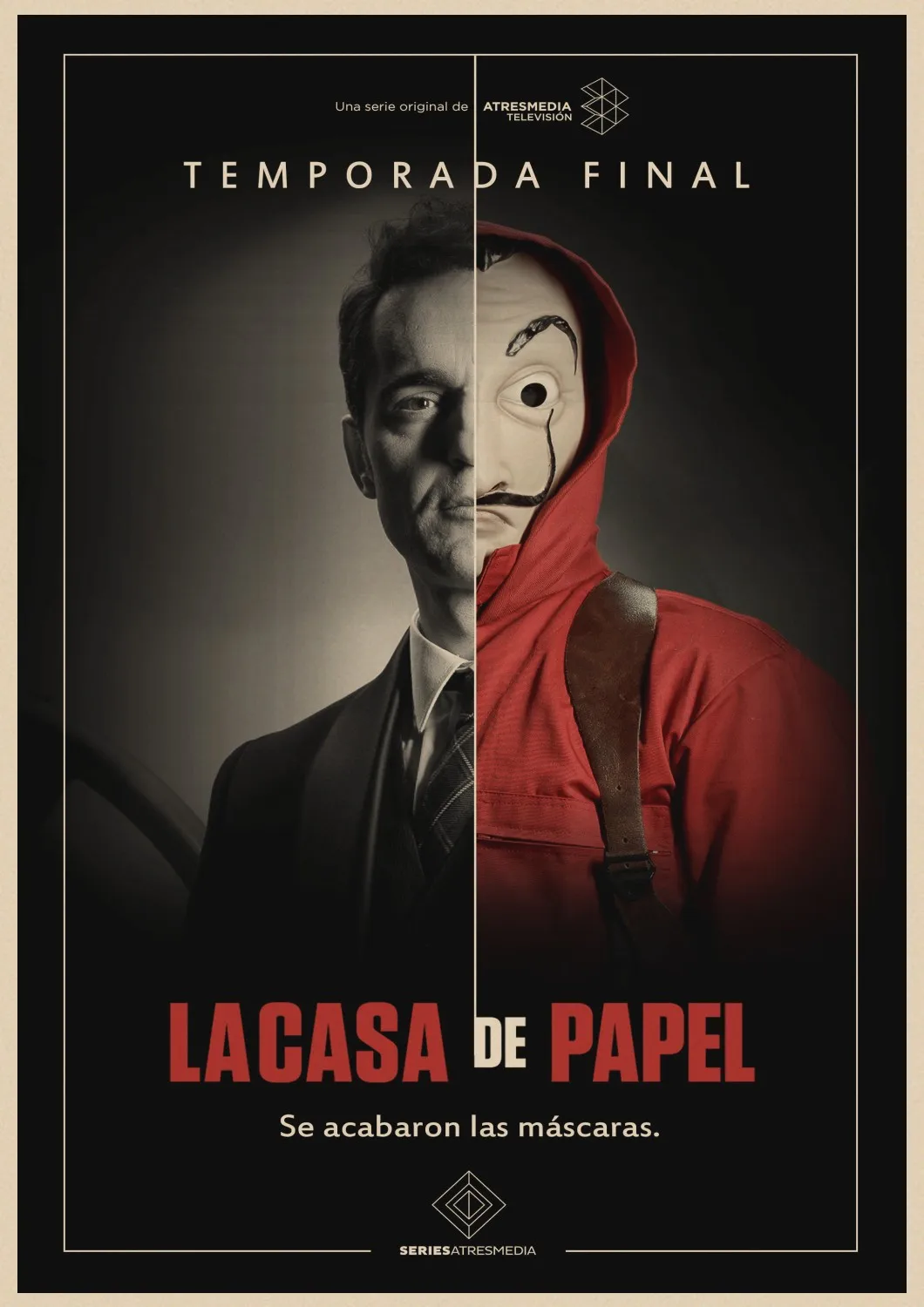 La Casa De Papel постеры для крафт-бумаги в классическом ретро стиле, художественная Настенная Наклейка в римском стиле для украшения дома - Цвет: 14