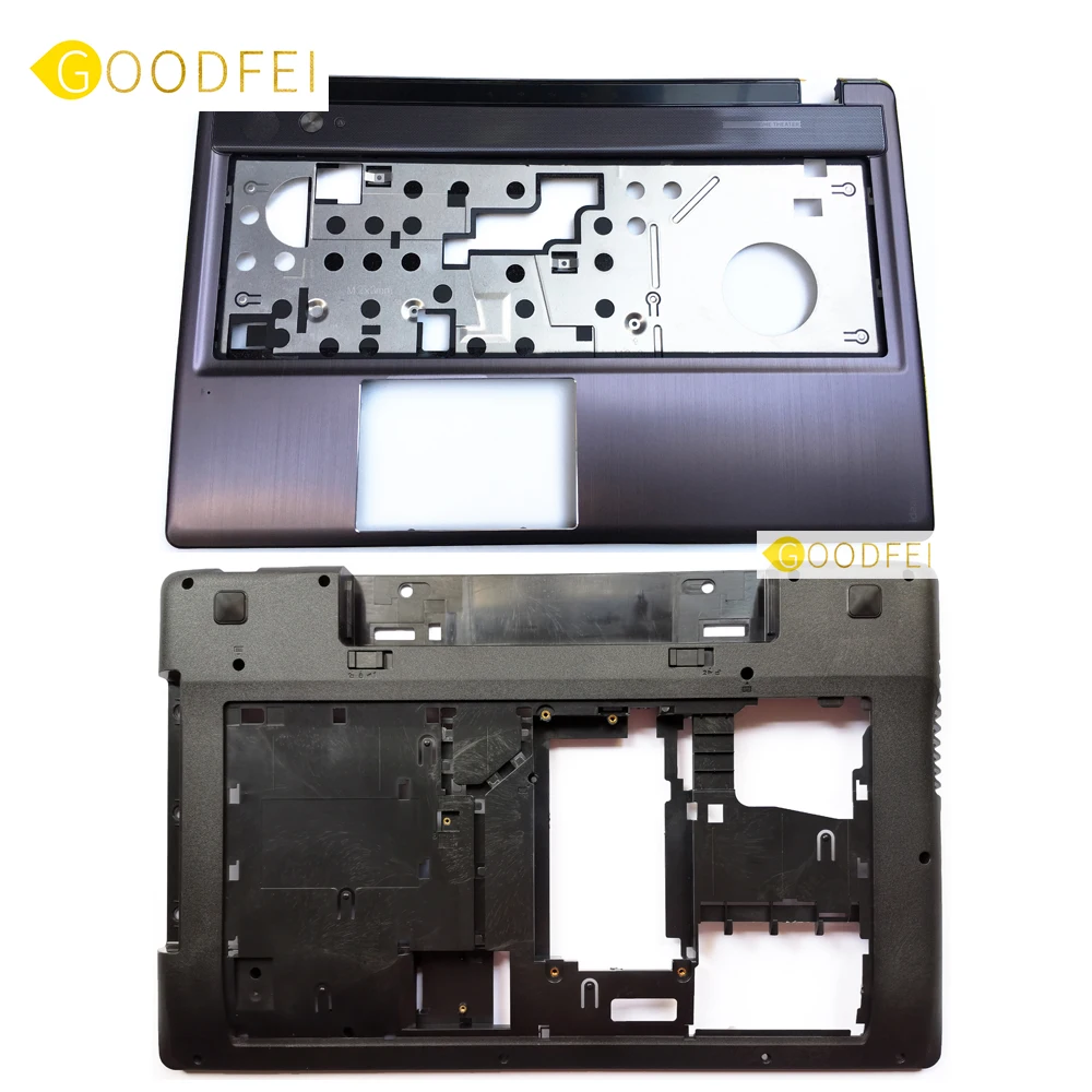 

For Lenovo IdeaPad Z580 Z585 15.6" Laptop Palmrest KB Bezel C Lid Upper Case + Base Bottom Lower D Cover 3KLZ3TALV00 3ALZ3BALV00