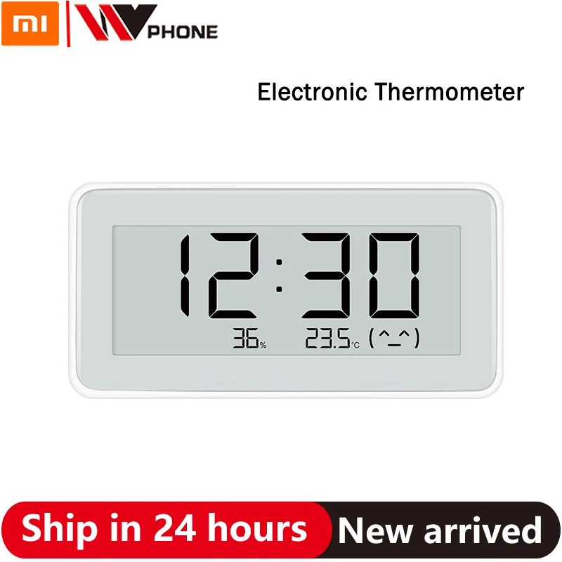 xiaomi mijia temperature and humidity monitoring electronic watch