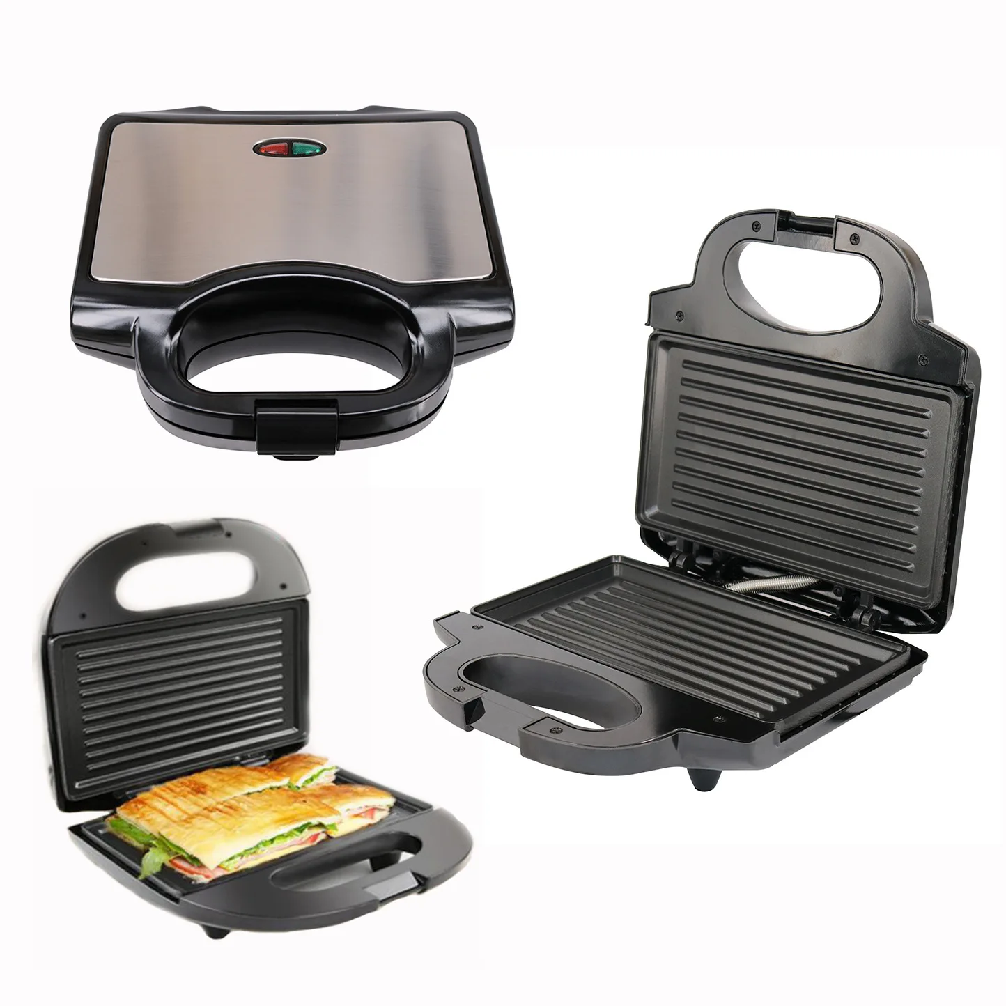 

Long Stripes Sandwich Maker Home Machine Toaster Breakfast Toaster Panini Machine Steak Cutter Hamburger Machine