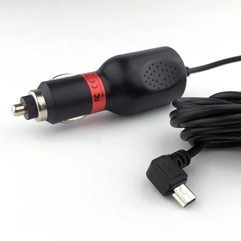 

Car Cigarette Lighter Plug Tachograph GPS Navigator Connection Cable On-board Charger Power Cord 5V 2A