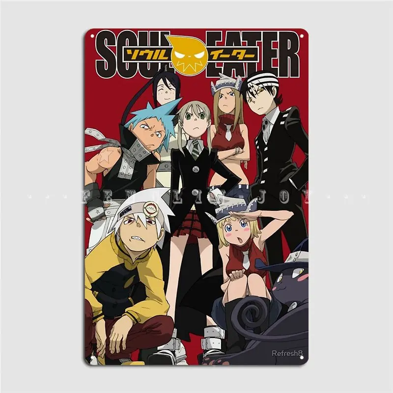 

Soul Eater Metal Sign Club Bar Cave Personalized Plaques Tin Sign Poster