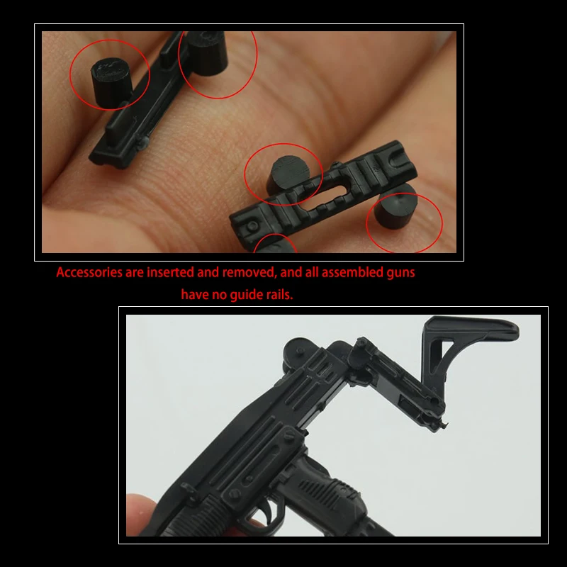 1/6 Sca 1:6 модель ружья Mp40/MP5/MP5SD5/HK53/MK18/KRISS/MP7/UZI ружье бумага для сборки подходит 12 дюймов солдат фигурка