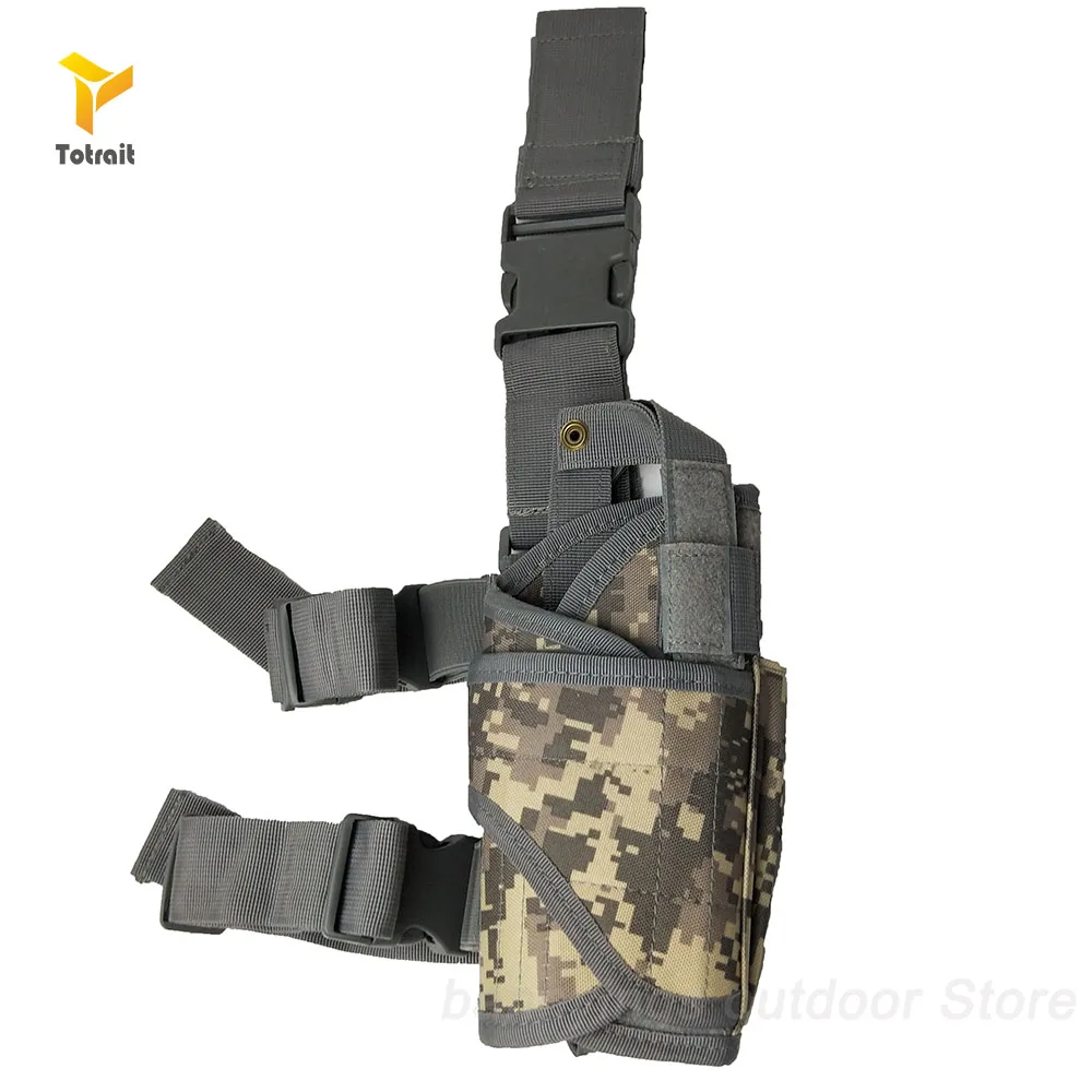 ACU Тактическая кобура для пистолета Glock Beretta Usp страйкбол пистолет сумка Чехол Регулируемый универсальный чехол - Цвет: ACU