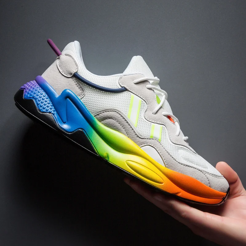 

Times New Roman Men Shoes Sneakers 2019 Breathable Male Footwear Fashion Mesh Casual Shoes Men Sneakers