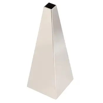 

Pyramid Vase Stainless Steel Vase Flower Container for Hotel Table Home