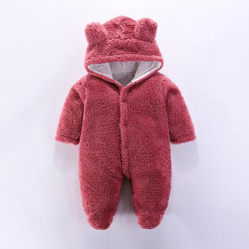 Promo Bodysuits Rompers Jumpsuit Baby Newborn Winter Girls Infant Cartoon Unisex Coats Hooded B6qpeExMwnR