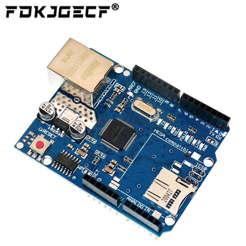 Uno Shield Ethernet Shield W5100 R3 Uno Mega 2560 1280 328 Unr R3 Solo Scheda Di Sviluppo W5100 Per Arduino