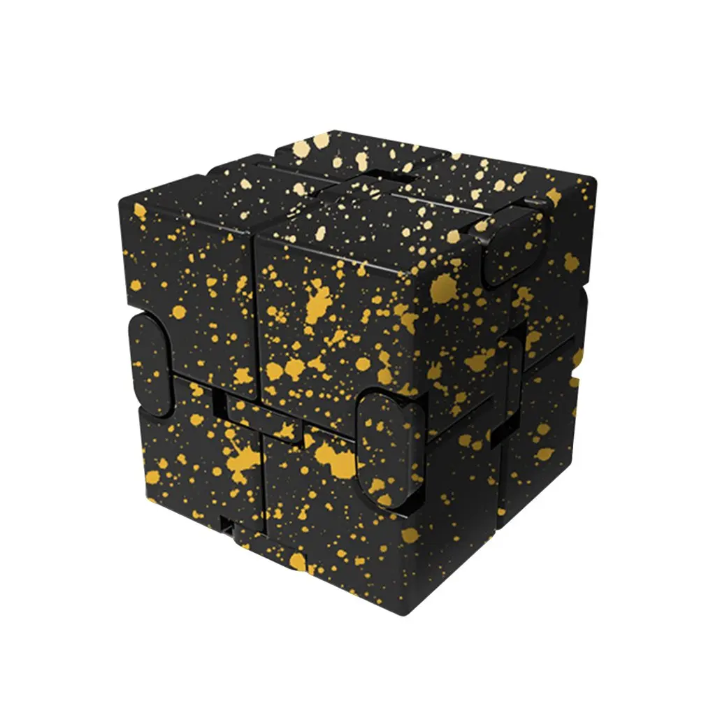 Роскошная текстура Бесконечность куб Magic Cube Алюминий сплав профессиональный конкурс Скорость головоломки для взрослых декомпрессии игрушки