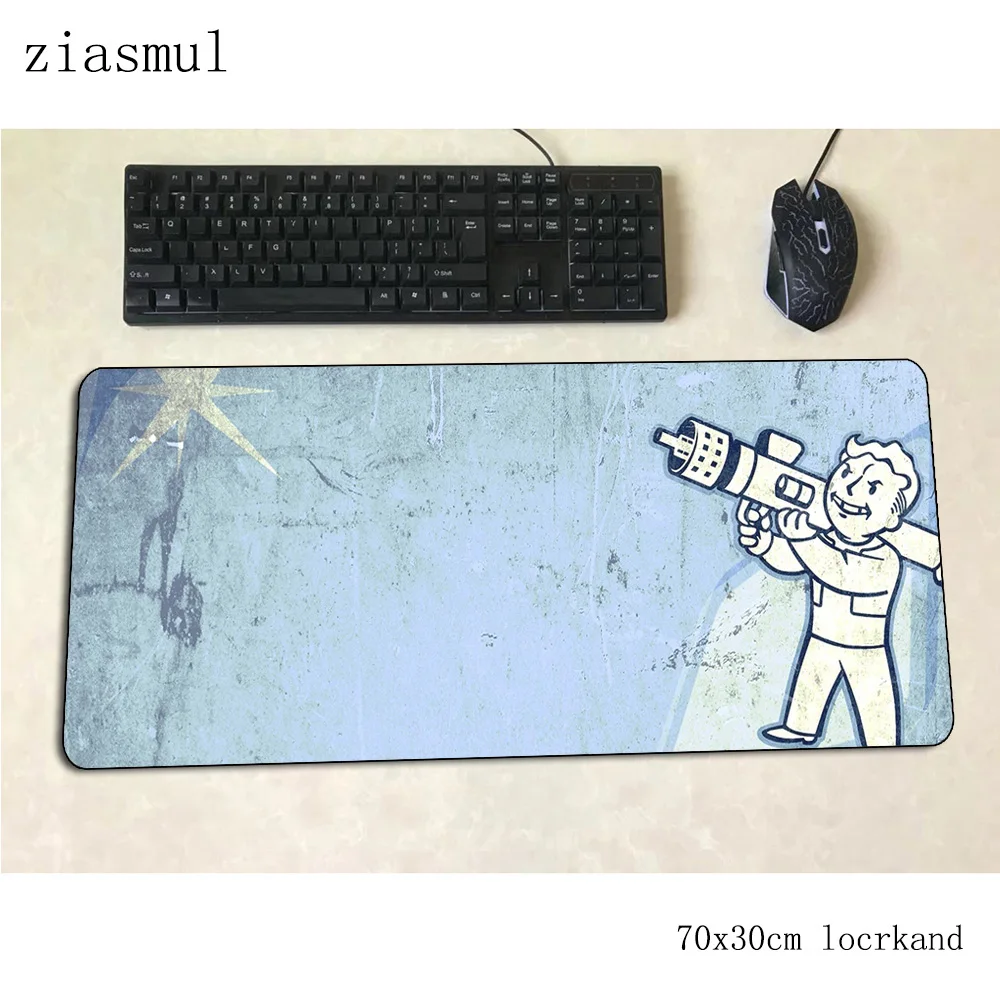 Fallout коврик для мышки с аниме xl компьютерный коврик 700x300x3 мм игровой коврик большой натуральный каучук padmouse клавиатура игры ПК геймер стол