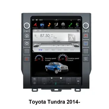 Android 9.0 Tesla Stijl Auto Gps Navigatie Multimedia Speler Voor Toyota Tundra 2014-Verticale Screen Auto Radio Stereo